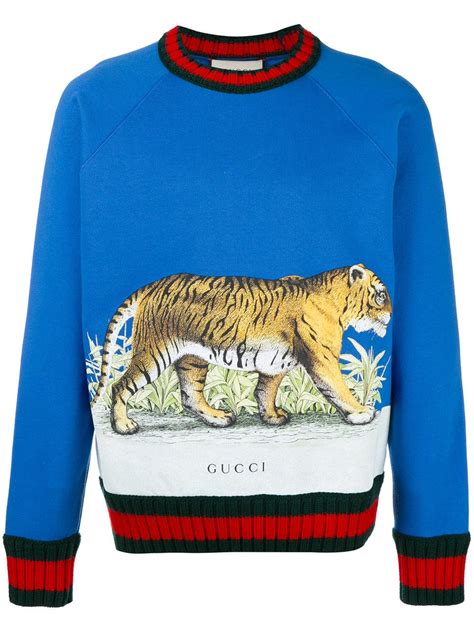 survetement gucci bleu tigre|Gucci tiger accessories.